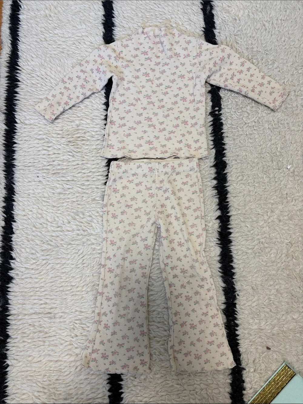 ATNOON Cozy Waffle Lettuce-Edge Set
